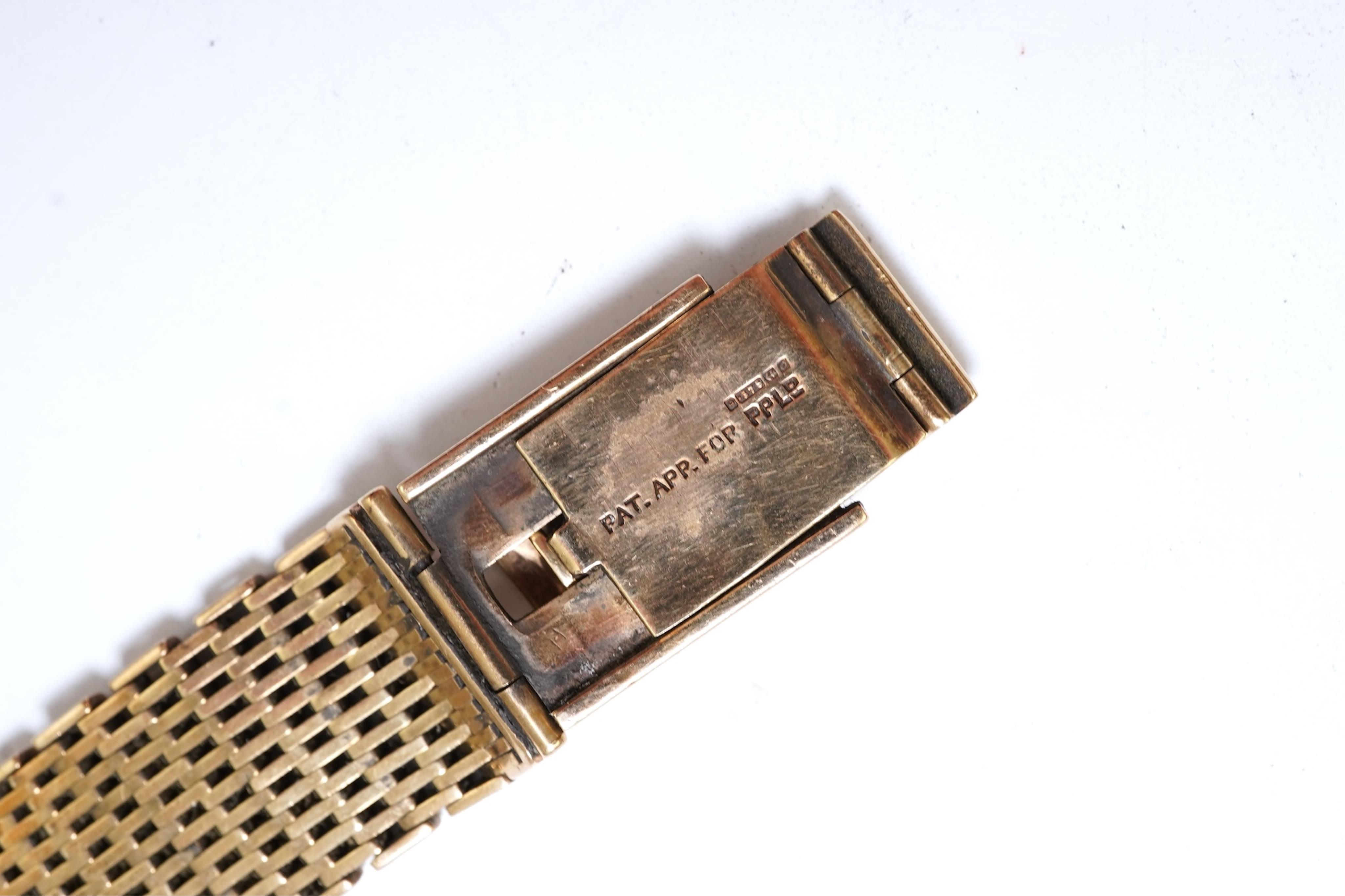 A gentleman's 1930's Rolex Prince manual wind wrist watch, on a later associated 9ct gold bracelet